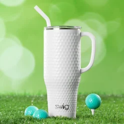 Swig Life Tumblers New Sizes!|Travel Mugs^Golf Ball Mega Mug 40oz