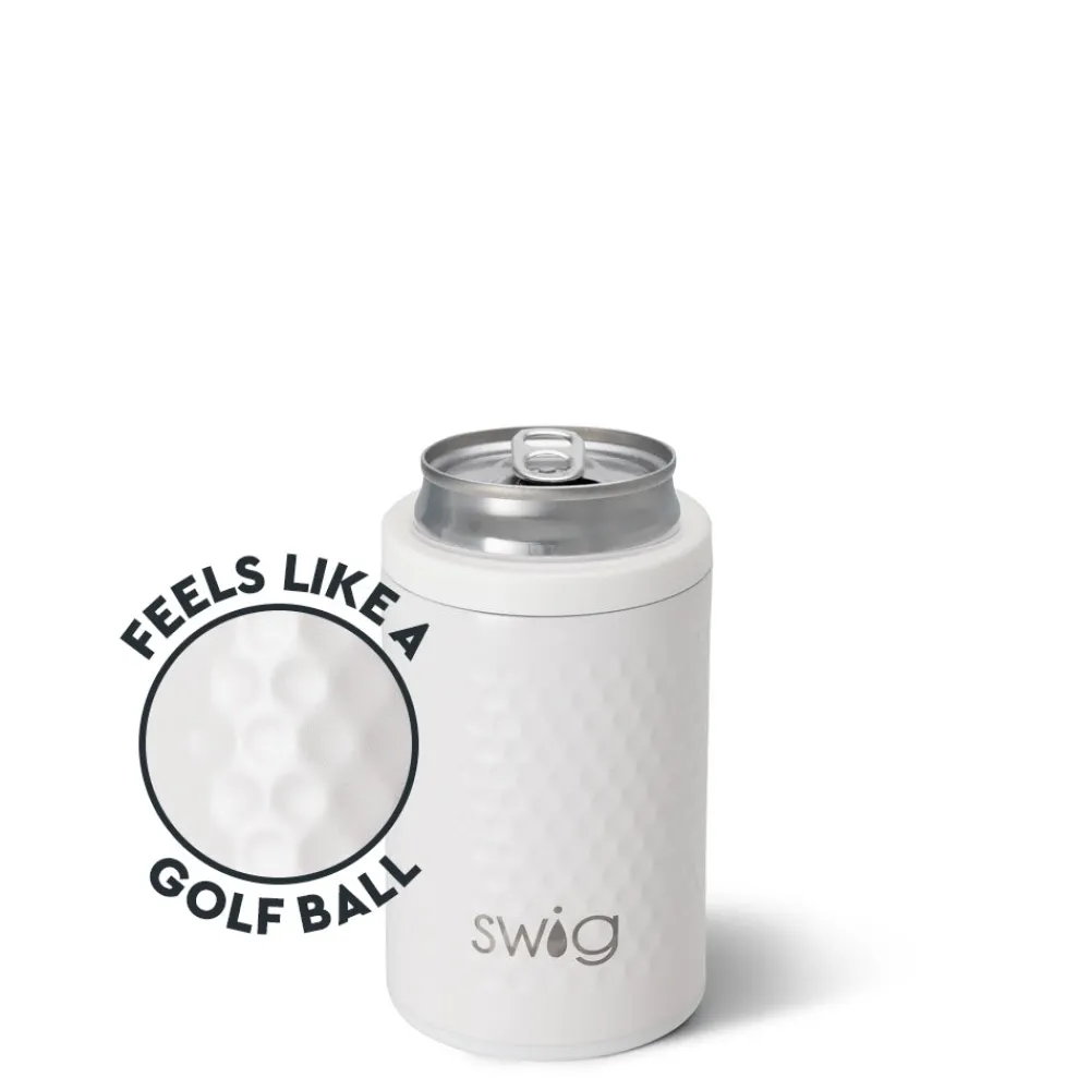 Swig Life Wine + Cocktails|Golf Ball^Golf Ball 12oz Insulated Can + Bottle Cooler -