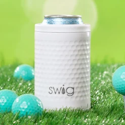 Swig Life Wine + Cocktails|Golf Ball^Golf Ball 12oz Insulated Can + Bottle Cooler -