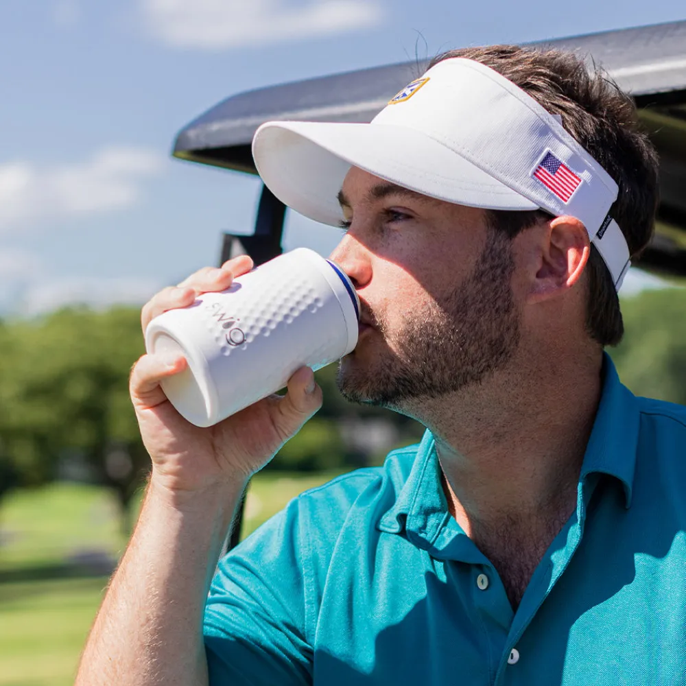 Swig Life Wine + Cocktails|Golf Ball^Golf Ball 12oz Insulated Can + Bottle Cooler -