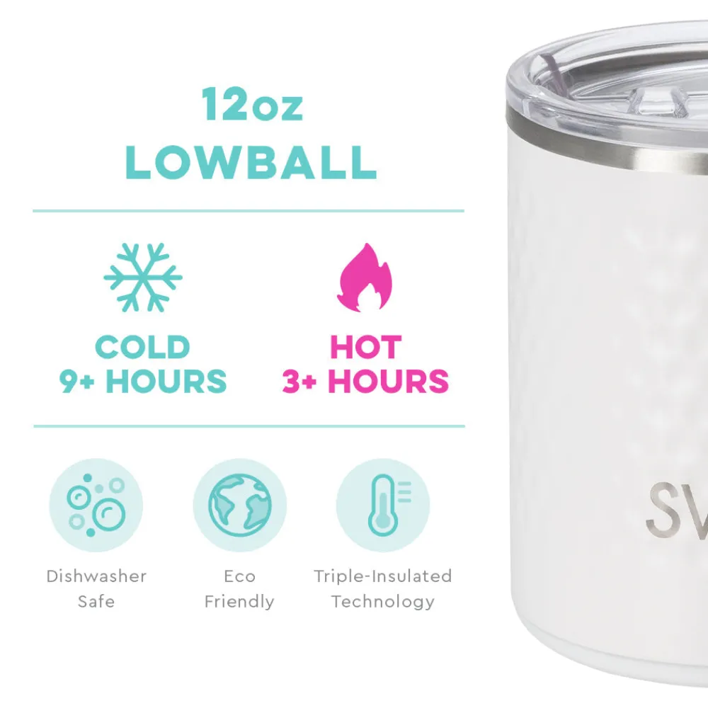 Swig Life Wine + Cocktails|Tumblers New Sizes!^Golf Ball 12oz Lowball Tumbler -