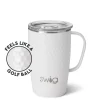 Swig Life Travel Mugs|Golf Ball^Golf Ball 18oz Travel Mug w/ Handle -