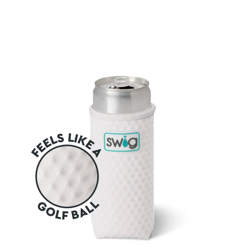 Swig Life Drink Coolies New Sizes!|Golf Ball^Golf Ball Slim Can Coolie