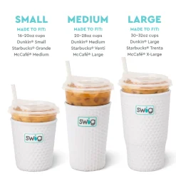 Swig Life Drink Coolies New Sizes!|Golf Ball^Golf Ball Small Iced Cup Coolie