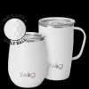 Swig Life Golf Ball^Golf Partee AM+PM Insulated Wine Cup + Travel Mug Set -