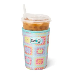 Swig Life Drink Coolies New Sizes!|Granny Squares Best Seller!^Granny Squares Medium Iced Cup Coolie