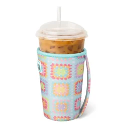 Swig Life Drink Coolies New Sizes!|Granny Squares Best Seller!^Granny Squares Medium Iced Cup Coolie