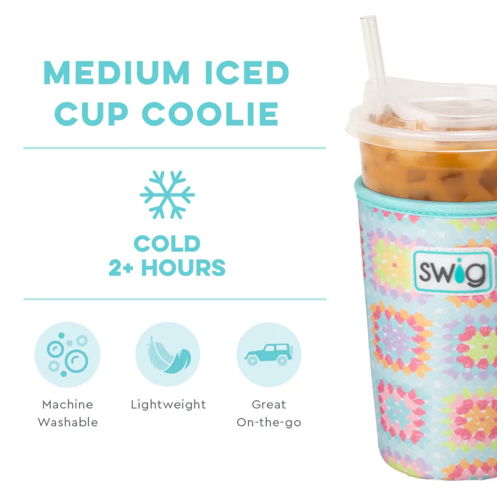 Swig Life Drink Coolies New Sizes!|Granny Squares Best Seller!^Granny Squares Medium Iced Cup Coolie