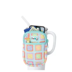Swig Life Travel Mugs|Mega Mugs^Granny Squares Mega Mug Pouch