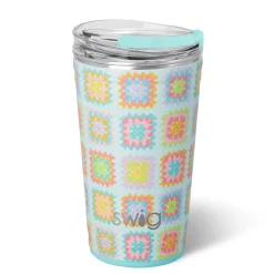 Swig Life Tumblers New Sizes!|Granny Squares Best Seller!^Granny Squares Party Cup 24oz