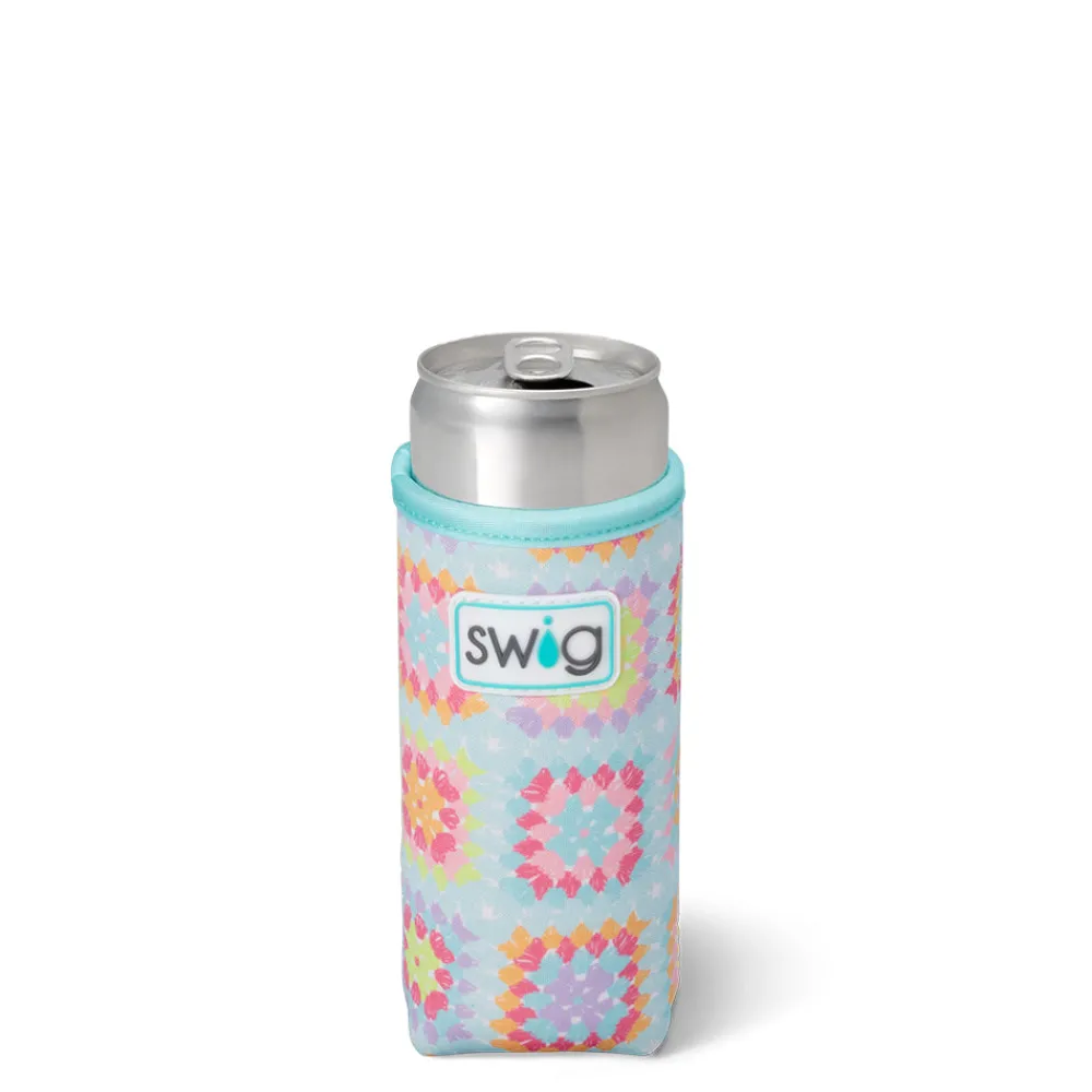 Swig Life Drink Coolies New Sizes!|Granny Squares Best Seller!^Granny Squares Slim Can Coolie