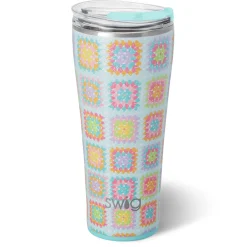 Swig Life Tumblers New Sizes!|Granny Squares Best Seller!^Granny Squares Tumbler 32oz
