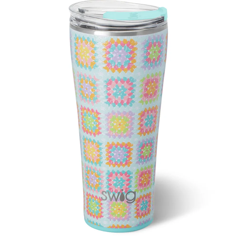 Swig Life Tumblers New Sizes!|Granny Squares Best Seller!^Granny Squares Tumbler 32oz
