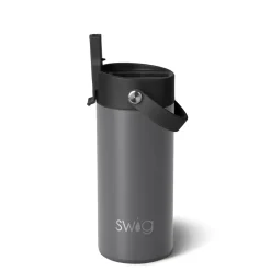 Swig Life Tumblers New Sizes!|Water Bottles^Grey Flip + Sip Slim Tumbler 12oz