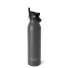 Swig Life Water Bottles|Solids^Grey Flip + Sip Water Bottle (20oz) -
