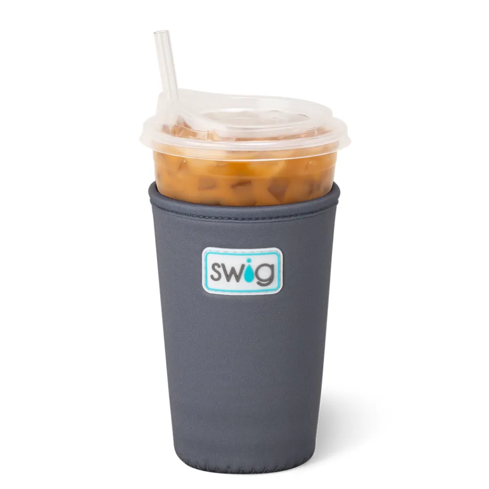 Swig Life Drink Coolies New Sizes!|Gameday^Grey Medium Iced Cup Coolie