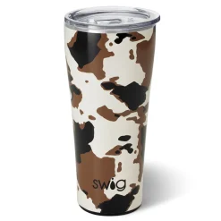 Swig Life Tumblers New Sizes!|Hayride^Hayride Cow Print Insulated Tumbler (32oz) -