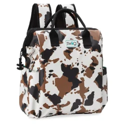 Swig Life Coolers|Hayride^Hayride Cow Print Packi Backpack Cooler -