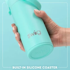 Swig Life Water Bottles|Tumblers New Sizes!^Hayride Flip + Sip Slim Tumbler 12oz