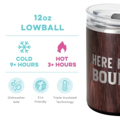 Swig Life Wine + Cocktails|Tumblers New Sizes!^Here for the Bourbon 12oz Lowball Tumbler -