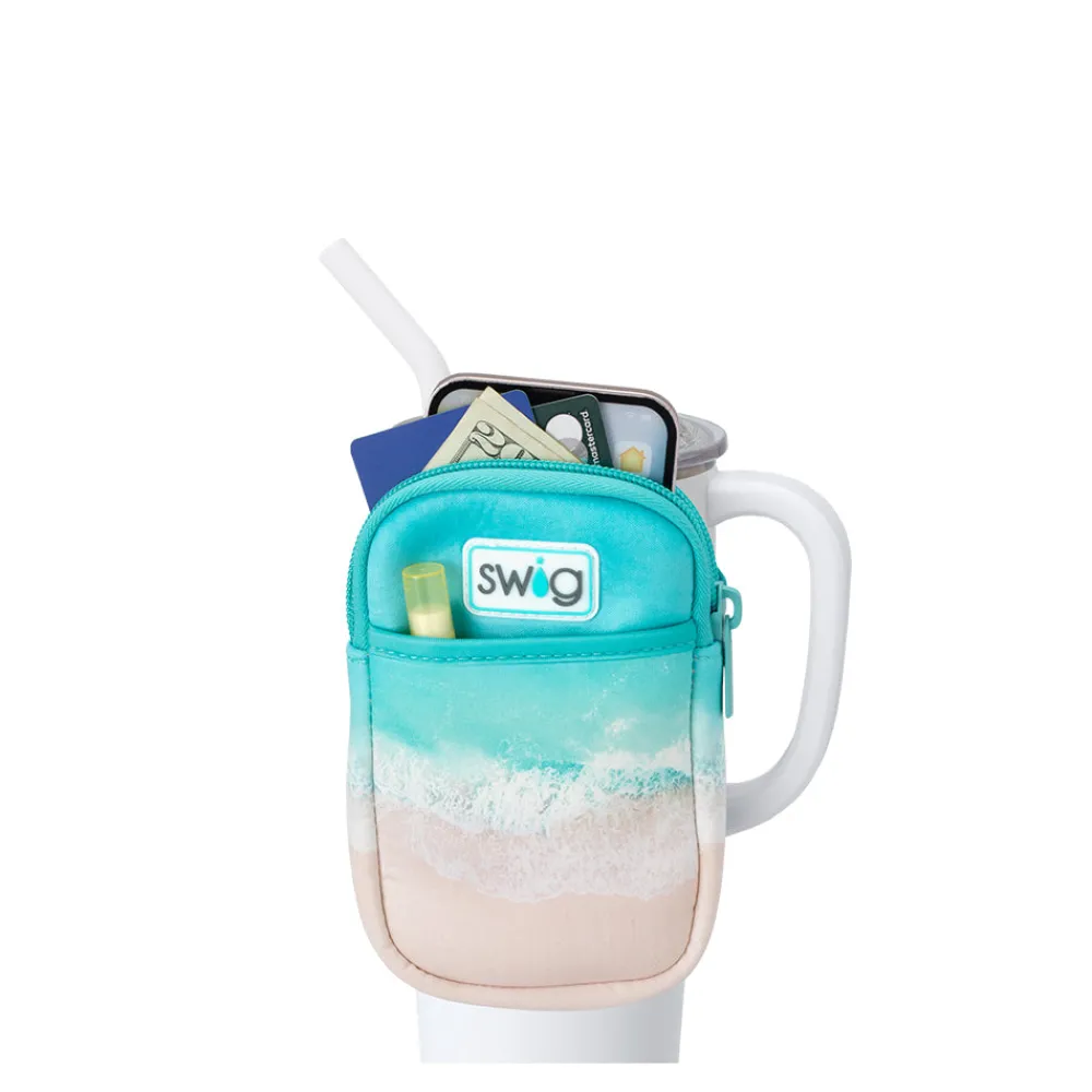 Swig Life Travel Mugs|Drinking Buddies^High Tide Mega Mug Pouch