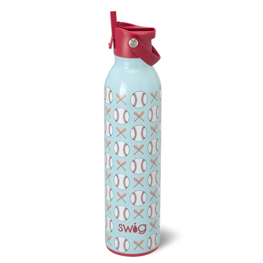 Swig Life Water Bottles|Sips For Kids^Home Run Flip + Sip Bottle 26oz