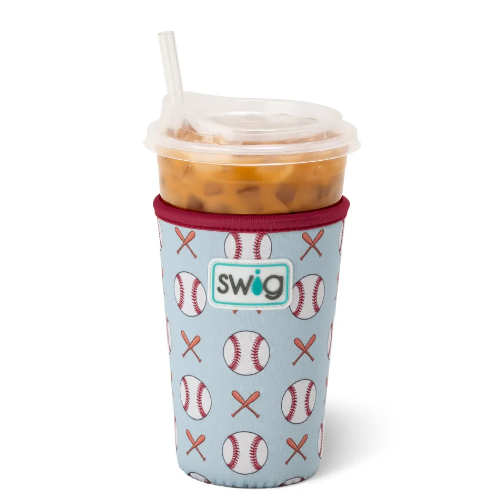 Swig Life Drink Coolies New Sizes!|Home Run^Home Run Medium Iced Cup Coolie