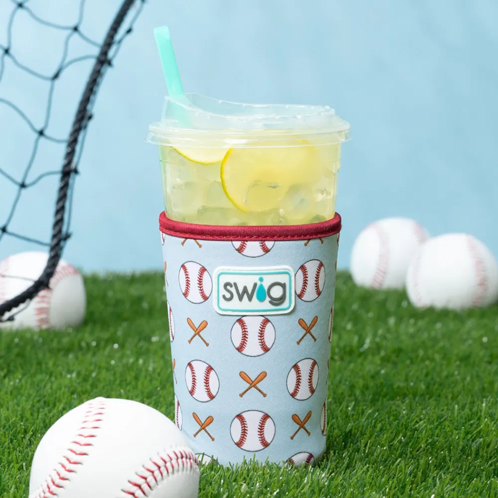 Swig Life Drink Coolies New Sizes!|Home Run^Home Run Medium Iced Cup Coolie