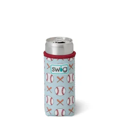 Swig Life Drink Coolies New Sizes!|Home Run^Home Run Slim Can Coolie -