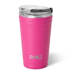 Swig Life Tumblers New Sizes!|Solids^Hot Pink 24oz Insulated Party Cup -