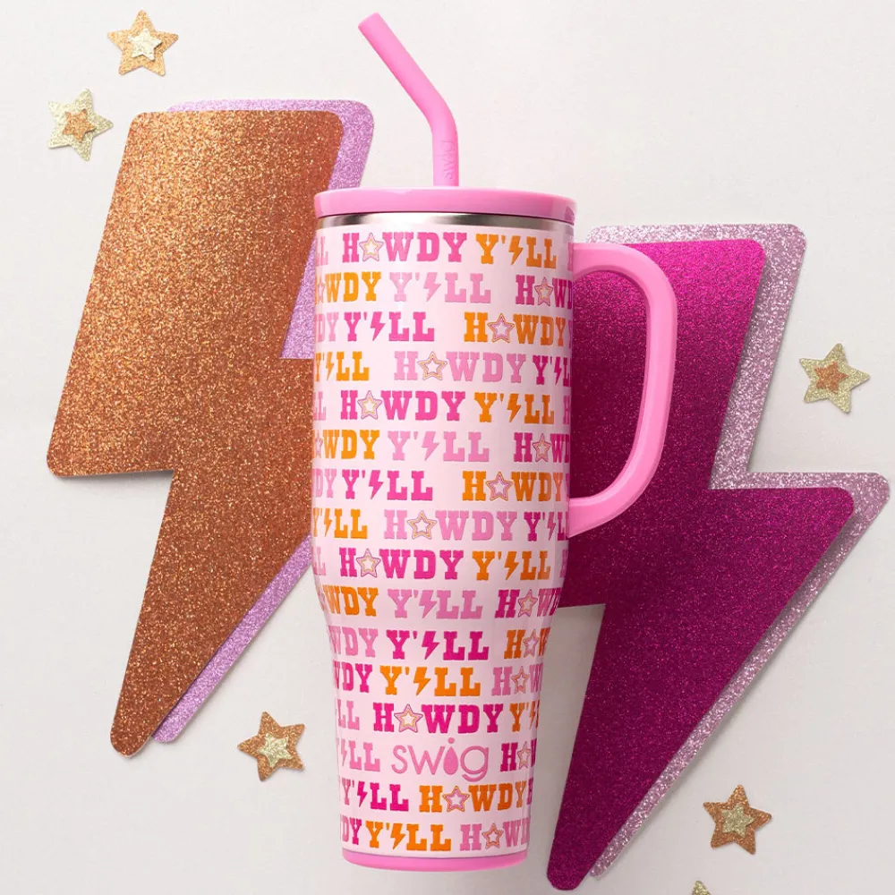 Swig Life Tumblers New Sizes!|Travel Mugs^Howdy Y'all Mega Mug 40oz