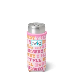 Swig Life Drink Coolies New Sizes!|Howdy Y'All^Howdy Y'all Slim Can Coolie