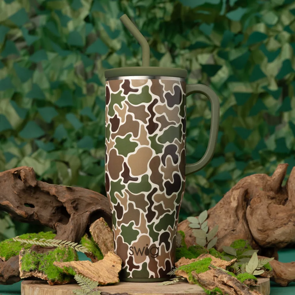 Swig Life Tumblers New Sizes!|Travel Mugs^Hunting Camo Mega Mug 40oz