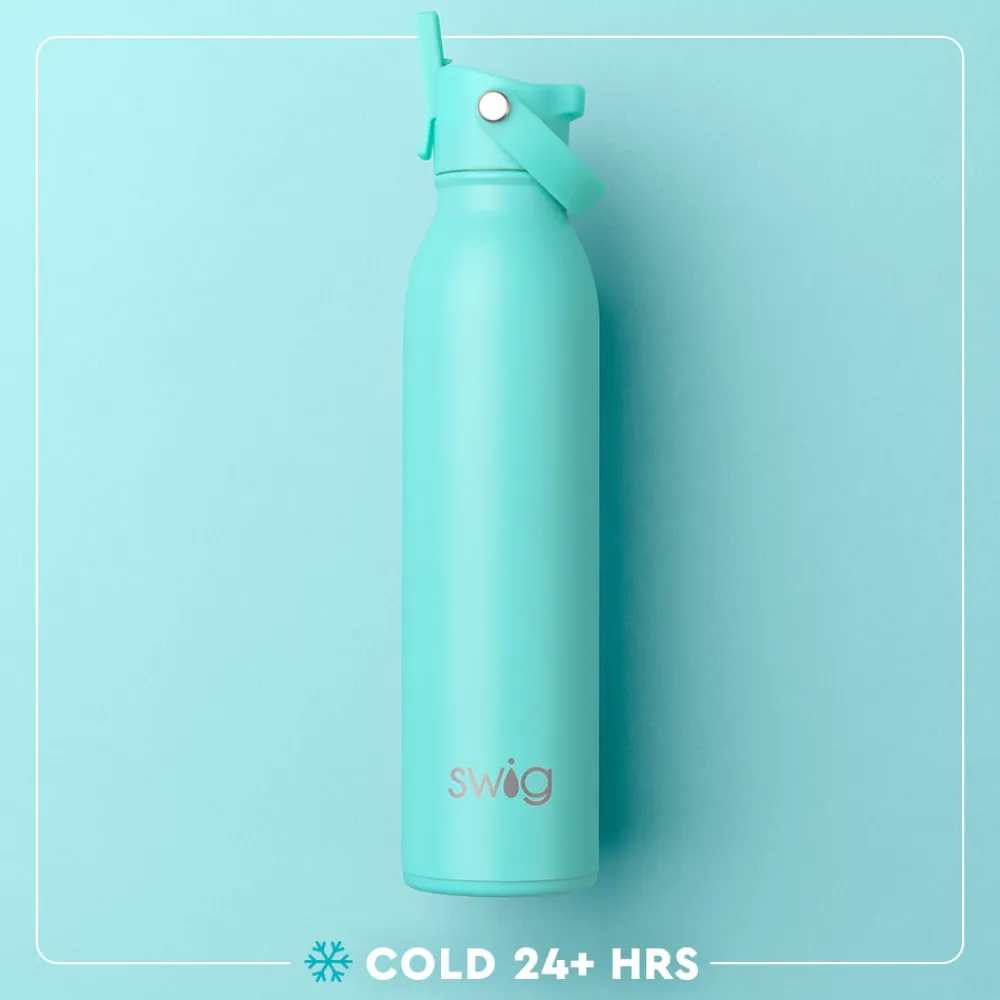 Swig Life Water Bottles|Solids^Hydrangea Flip + Sip Bottle 20oz