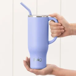 Swig Life Tumblers New Sizes!|Travel Mugs^Hydrangea Mega Mug 30oz