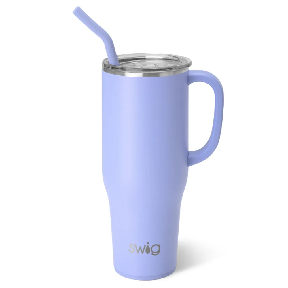 Swig Life Tumblers New Sizes!|Travel Mugs^Hydrangea Mega Mug 40oz