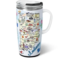Swig Life Travel Mugs^Indiana Travel Mug 22oz