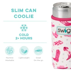 Swig Life Drink Coolies New Sizes!|Let's Go Girls^Let's Go Girls 12oz Slim Can Coolie -
