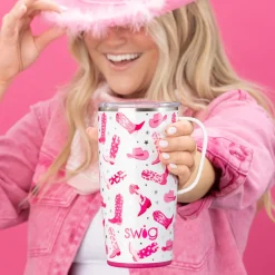Swig Life Travel Mugs|Let's Go Girls^Let's Go Girls 22oz Travel Mug with Handle -