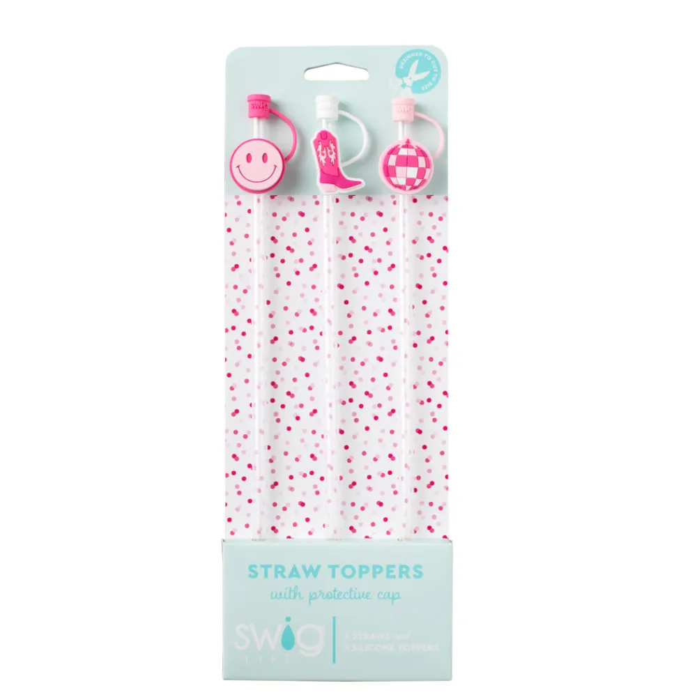 Swig Life Lids, Straws + More|Let's Go Girls^Let's Go Girls Straw Topper Set -