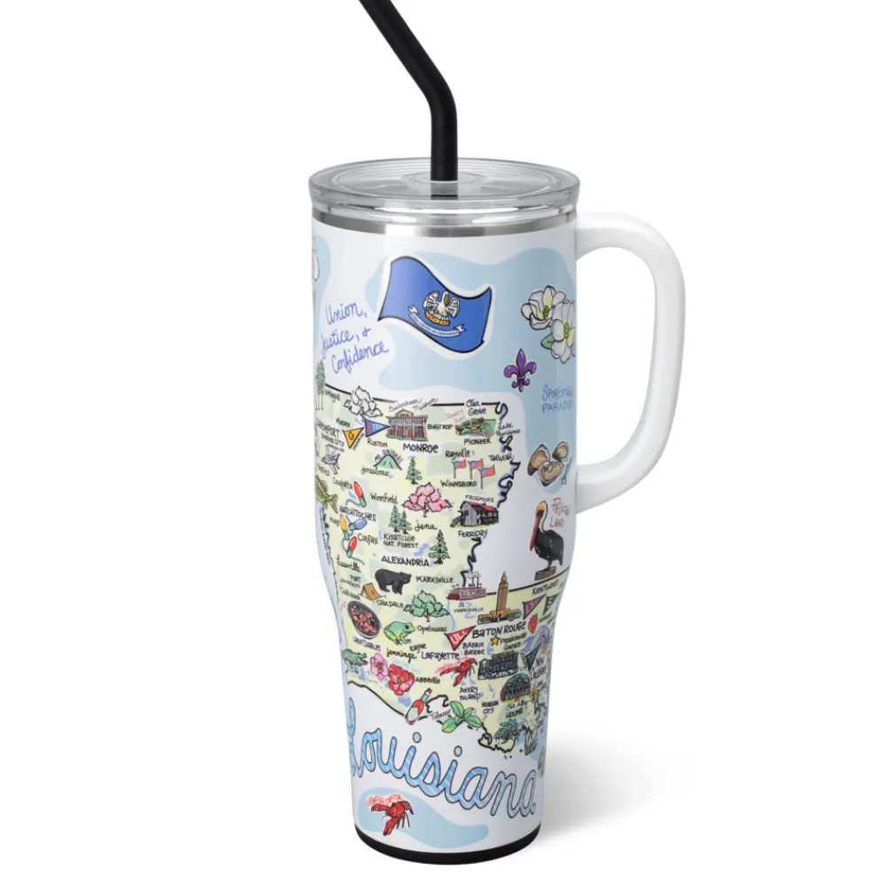 Swig Life Tumblers New Sizes!|Travel Mugs^Louisiana Mega Mug 40oz