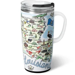 Swig Life Travel Mugs^Louisiana Travel Mug 22oz