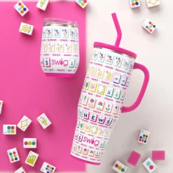 Swig Life Tumblers New Sizes!|Travel Mugs^Mahjong Mega Mug 40oz