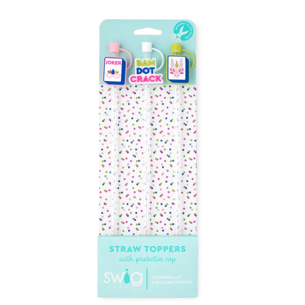 Swig Life Lids, Straws + More|Mahjong Best Seller!^Mahjong Straw Topper Set