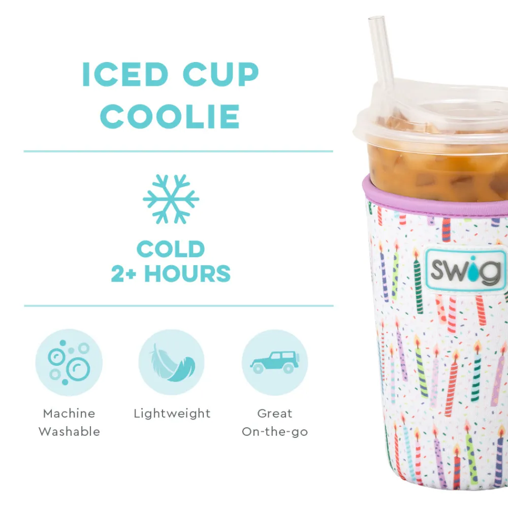 Swig Life Drink Coolies New Sizes!|Make A Wish^Make a Wish Medium Iced Cup Coolie