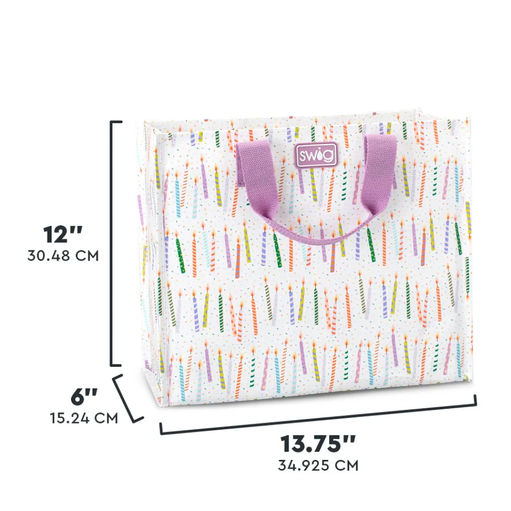 Swig Life Reusable Gift Bags|Make A Wish^Make a Wish Medium Reusable Bag