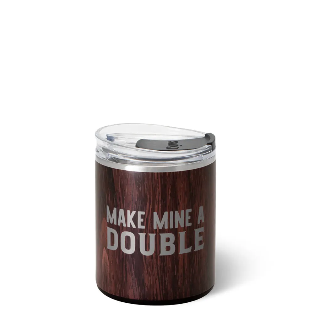 Swig Life Wine + Cocktails|Tumblers New Sizes!^Make Mine a Double 12oz Lowball Tumbler -