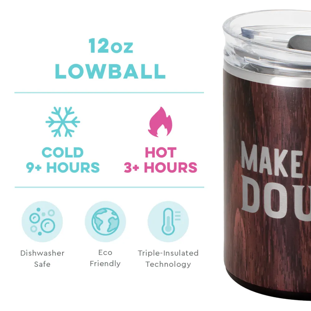 Swig Life Wine + Cocktails|Tumblers New Sizes!^Make Mine a Double 12oz Lowball Tumbler -