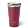 Swig Life Tumblers New Sizes!|Solids^Maroon Party Cup 24oz