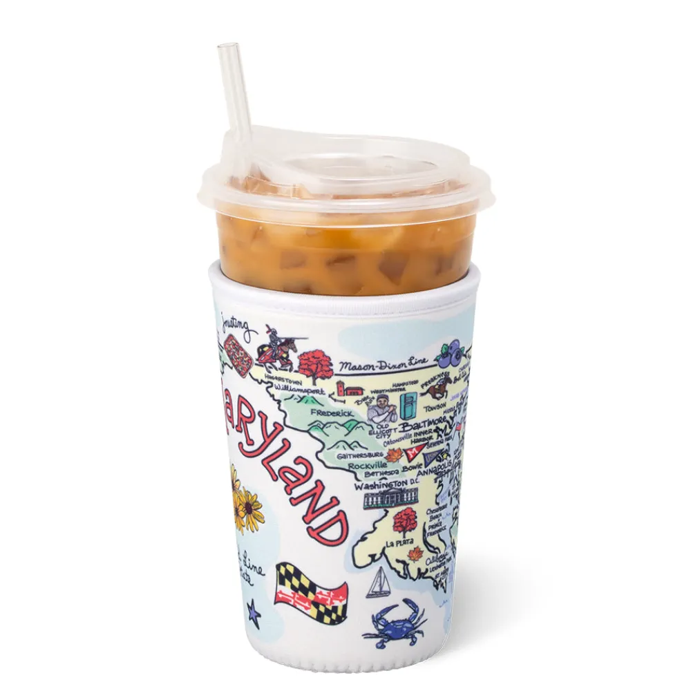 Swig Life Drink Coolies New Sizes!^Maryland Medium Iced Cup Coolie